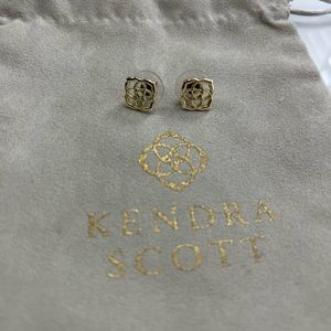 Kendra Scott logo stud earrings
